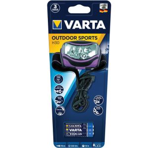 BATERIJSKA SVETILKA VARTA 2X1W LED OUTDOOR SPORTS +3XAAA BL