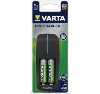 BATERIJSKI POLNILNIK VARTA MINI CHARGER + 2X AA R2U 2100MAH