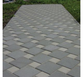 BETONSKI TLAKOVEC KOGRAD KVADRAT 20X20X6 ČRN
