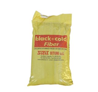 BITUMENSKI PREMAZ BLACK COLD ASFALTNA ZMES Z VLAKNI 25 KG