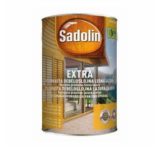 DEBELOSLOJNI PREMAZ SADOLIN EXTRA 1 BREZBARVEN 5 L