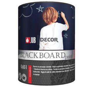 DEKORATIVNA BARVA JUB DECOR BLACKBOARD PAINT ČRNA 0.65L