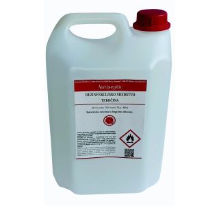 DEZINFEKCIJSKO SREDSTVO CHEMCOLOR TEKOČINA 5L 70% - RAZKUŽILO ZA ROKE