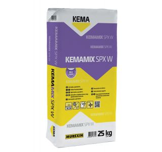 GRADBENO LEPILO KEMA KEMAMIX SPX W BELA 25KG - LEPILO ZA PLINOBETON