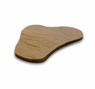 IZDELEK IZ KAMNA ALPCOLOR STOPNIK OVALNI, 2-4CM, FI 60CM, RJAV