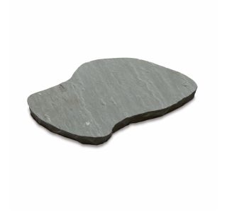 IZDELEK IZ KAMNA ALPCOLOR STOPNIK OVALNI, 2-4CM, FI 60CM, SIVI