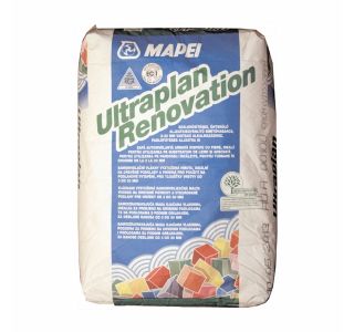 IZRAVNALNA TALNA MASA MAPEI ULTRAPLAN RENOVATION 25KG Z MIKROVLAKNI