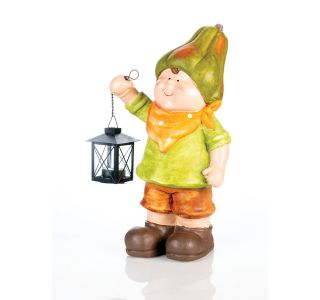 JESENSKA FIGURA GLOSSTYLE DEKLICA/DEČEK 39 CM S SVETILKO SORTIRANO