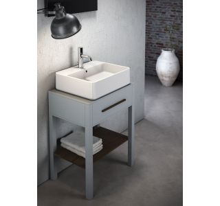 KERAMIČNI UMIVALNIK OLYMPIA TRATTO 50X41X14 CM STENSKI