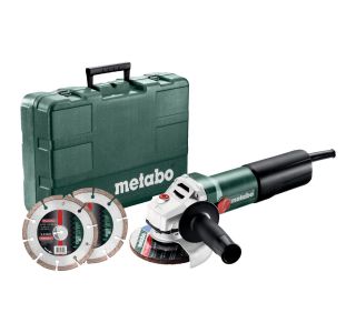 KOTNI BRUSILNIK METABO WQ 1100-125 SET