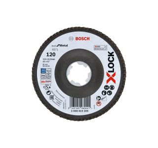 LAMELNI BRUSNI DISK POŠ. BOSCH 115X22.23MM G120 X-LOCK X571 ZA KOVINO