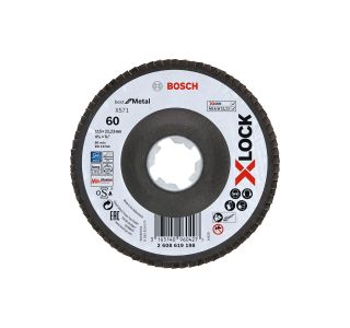 LAMELNI BRUSNI DISK POŠ. BOSCH 115X22.23MM G60 X-LOCK X571 ZA KOVINO