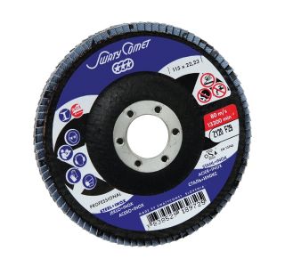 LAMELNI BRUSNI DISK POŠ. SWATYCOMET-P 115X22.23 MM K120 ZA INOX