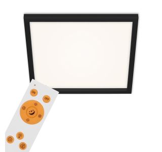 LED PANEL BRILONER GEO BASIC 24W ČRN ROB, CCT, 445X445