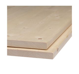 MASIVNA LEPLJENA PLOŠČA SCHWEIGHOFER SMREKA 1000X400X18 MM STANDARD, B/C KVALITETA