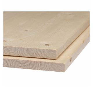 MASIVNA LEPLJENA PLOŠČA SCHWEIGHOFER SMREKA 1200X400X27 MM STANDARD, B/C KVALITETA