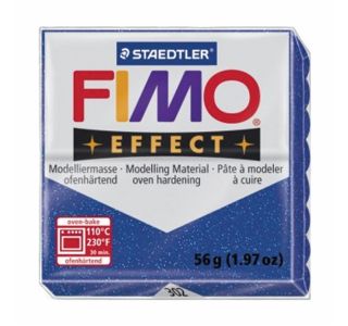 MODELIRNA MASA, PLASTELIN FIMO FIMO EFFECT POL. MASA 302 56G Z BLEŠČICAMI MODRA