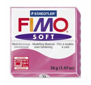 MODELIRNA MASA, PLASTELIN FIMO SOFT 22, ROZA 56 G