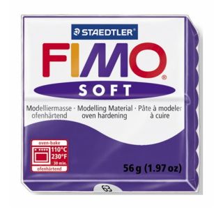 MODELIRNA MASA, PLASTELIN FIMO SOFT 63, SLIVA 56 G