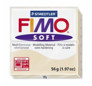 MODELIRNA MASA, PLASTELIN FIMO SOFT 70, NATUR 56 G