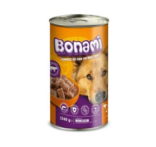 MOKRA HRANA ZA PSA BONAMI PLOČEVINKA GOVEDINA 1240 G