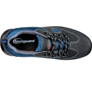 NIZKI DELOVNI ČEVLJI FOOTGUARD SAFE LOW ŠT.39, ČRN/MODER S3 SRC