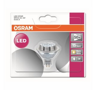 NIZKONAPETOST.LED ŽARNICA OSRAM ST MR16 50 36° 8W/827 12V GU5.3 BL/1