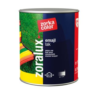 POKRIV.PREM.ZA KOV.,LES ZORKA DEKOR ZORALUX EMAJL LAK ČRNA 0.75 L 7508