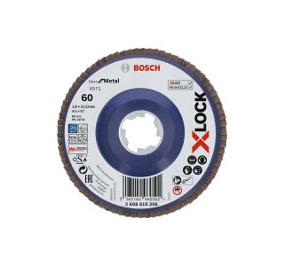 RAVNI BRUSNI LAMELNI DISK BOSCH 115X22.23MM G60 X-LOCK X571 ZA KOVINO