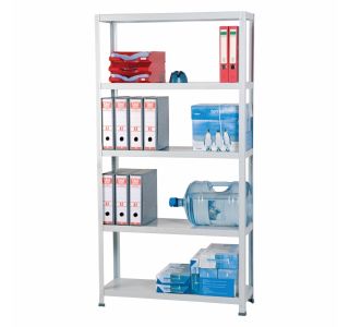 REGAL AR SHELVING 180X90X40 CM, 5 POLIC 100 KG/POLICO, SIV