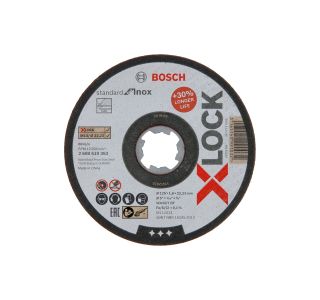 REZALNA PLOŠČA ZA RF BOSCH 125X1.6MM T41, RAVNA X-LOCK