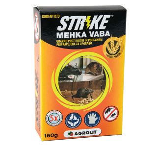 RODENTICID STRIKE MEHKA VABA 150G