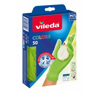 ROKAVICE VILEDA MULTI SENSITIVE COLORS 50/1 M/L 1X UPORABO