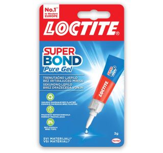 SEKUNDNO LEPILO LOCTITE SUPER BOND PURE GEL 3G