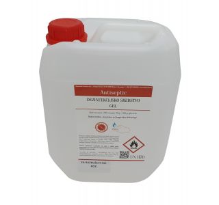 SREDSTVO CHEMCOLOR DEZINFEKCIJSKO GEL 5L 70% RAZKUŽILO ZA ROKE