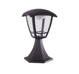 STOJEČA VRTNA SVETILKA FEROTEHNA LANTERNA 8W LED PVC, ČRNA