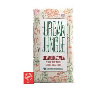 SUBSTRAT ZA PRIDELAVO URBAN JUNGLE ORGANSKA ZEMLJA ZA VISOKE GREDE IN KORITA 20L