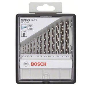 SVEDRI V PVC KASETI BOSCH 13-DELNI KOMPLET SVEDROV ROBUST LINE HSS-G 135°