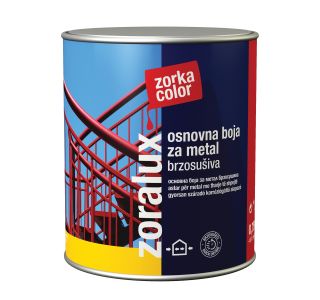 TEMELJNI PREMAZ ZORKA DEKOR ZORALUX OSNOVNA SIVA 0.75 L 7001 HITROSUŠEČI