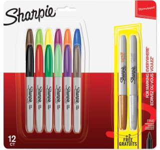 USTVARJALNI SET SHARPIE MARKER SHARPIE FINE 12/1+2 GRATIS