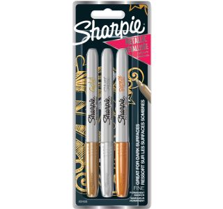 USTVARJALNI SET SHARPIE MARKER SHARPIE FINE 3/1 METALLIC-BLISTER