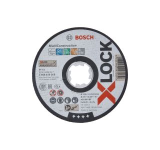 VEČNAMEN. REZALNA PLOŠČA BOSCH 115X22.23MM X-LOCK ACS 60 V BF