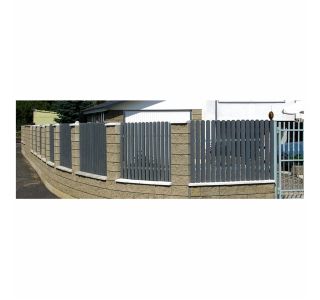 VERTIKALNA PVC DESKA CORTINAPLAST 21X78X1000 MM SIVE BARVE
