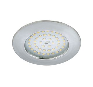 VGRADNA STROPNA SVETILKA PRISMA 1X10.5W LED, FI=100 MM ALUMINIJ, OKR., IP44