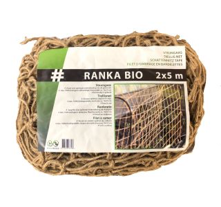 VRTNARSKA MREŽA MREŽA ZA PLEZALKE 2X5M IZ JUTE 10X10 CM OKNO